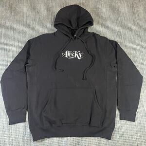 Awake Embroidered Black Pullover Hoodie‎ Adult Sz M New